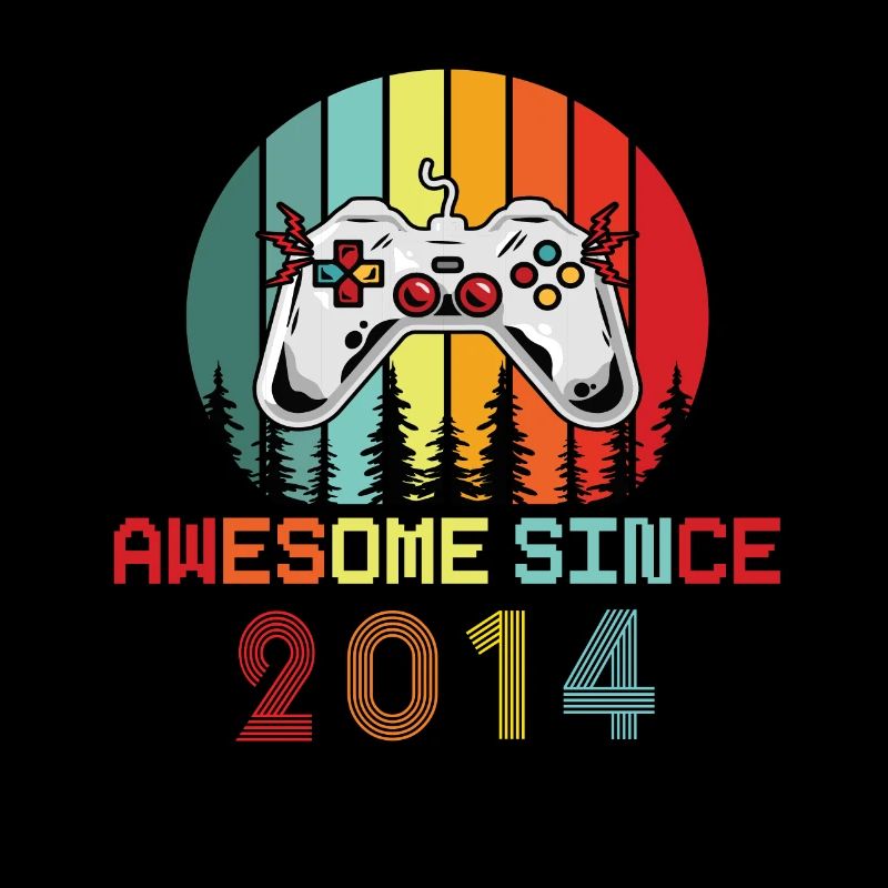Awesome Since 2014 Geburtstag 2014 Vintage 2014