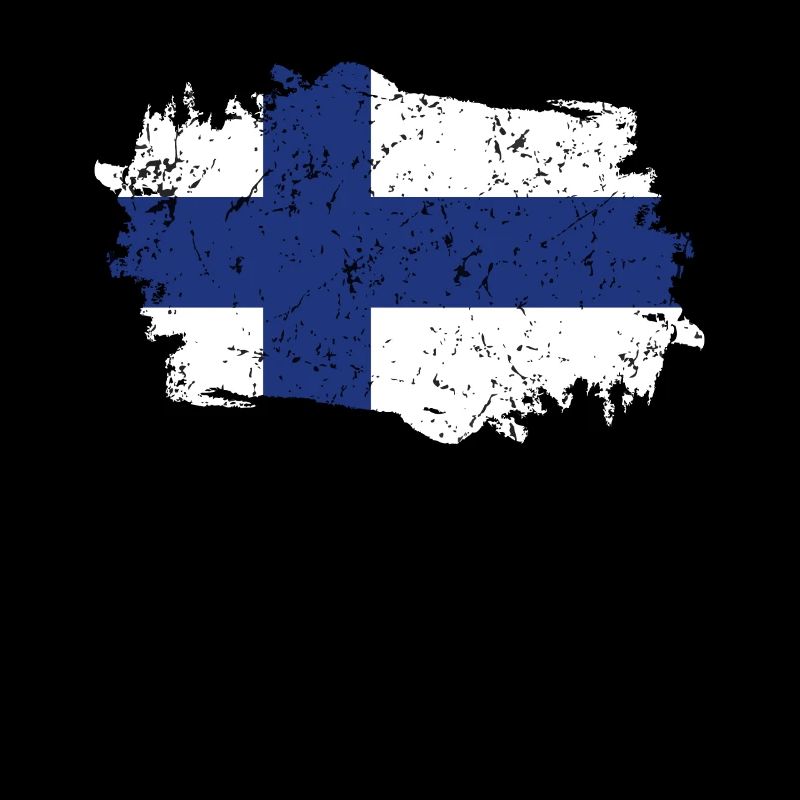 Drapeau de la Finlande Grunge Drapeau de la Finlande