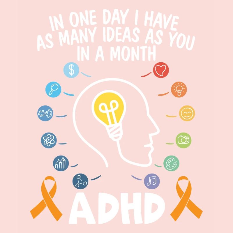 ADHD Warrior Embrace Neurodiversity ADHD Awareness
