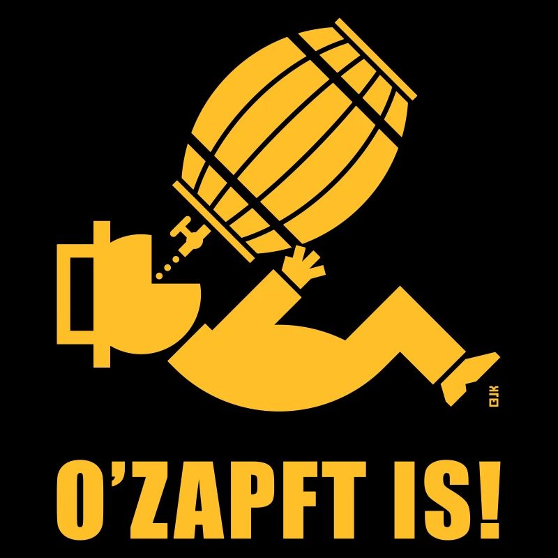 O’Zapft Is! (Bier / Biertrinker Unter Bierfass)