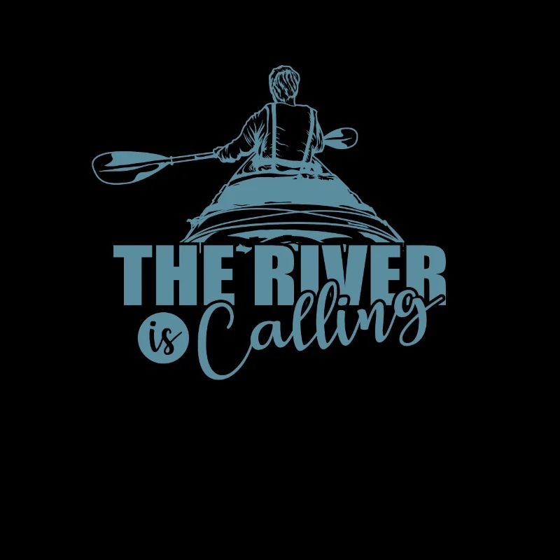 The River is calling Kajak Paddelboot