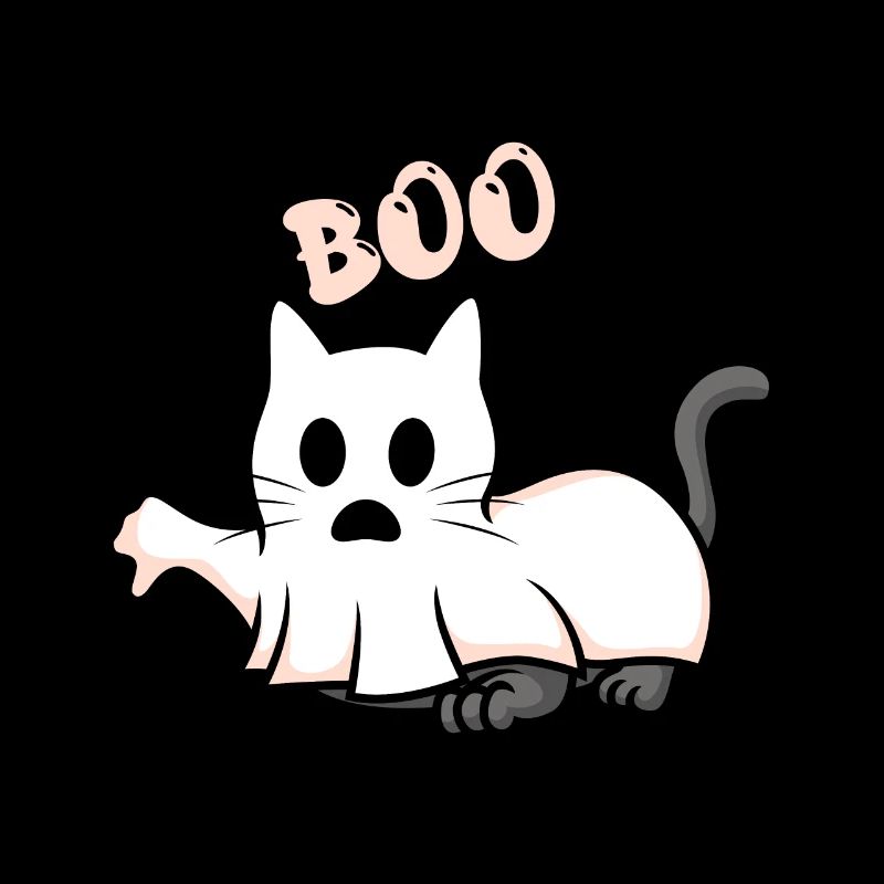 Boo Ghost Chat d’Halloween