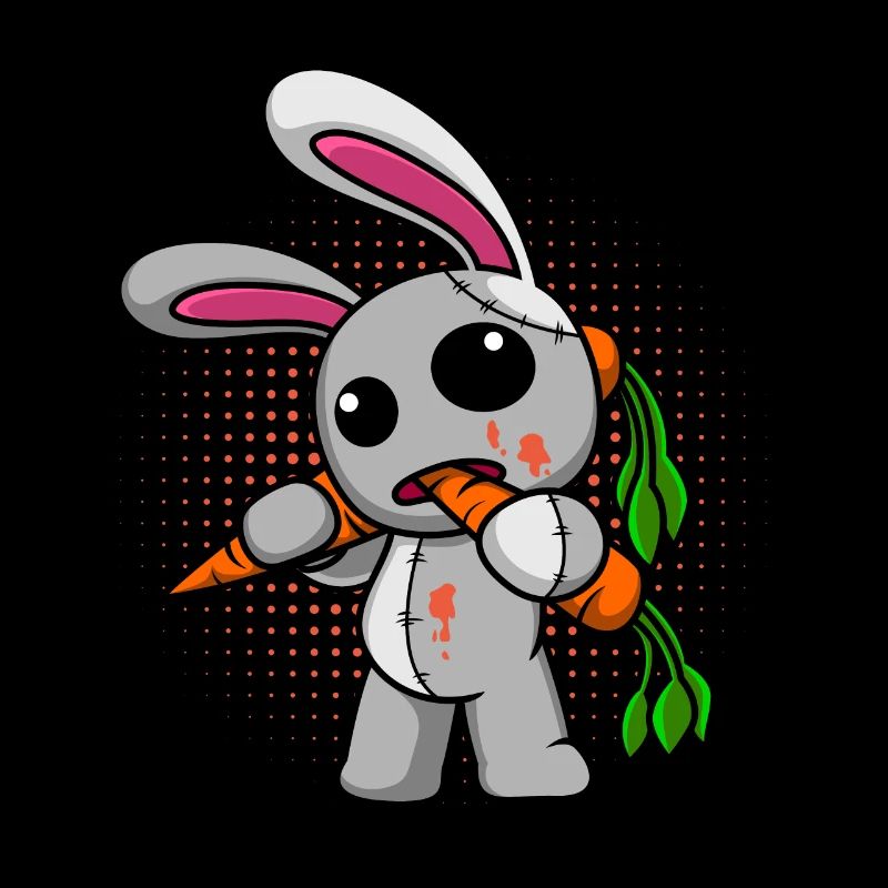 Cuddly Toy Rabbit Horror Halloween
