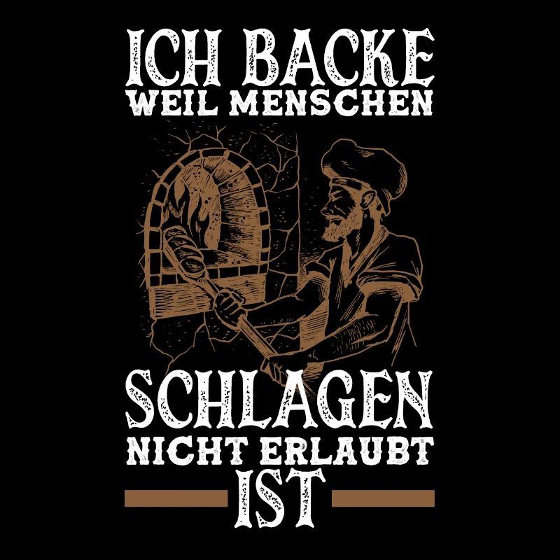 Ich Backe Weil Lustiges Backen Bäcker Geschenk