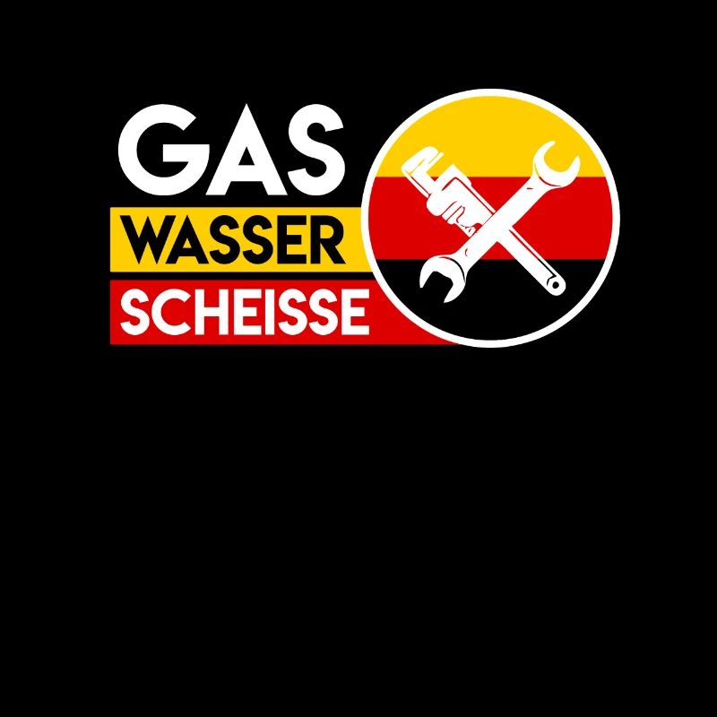 Gas Wasser Scheiße Klempner