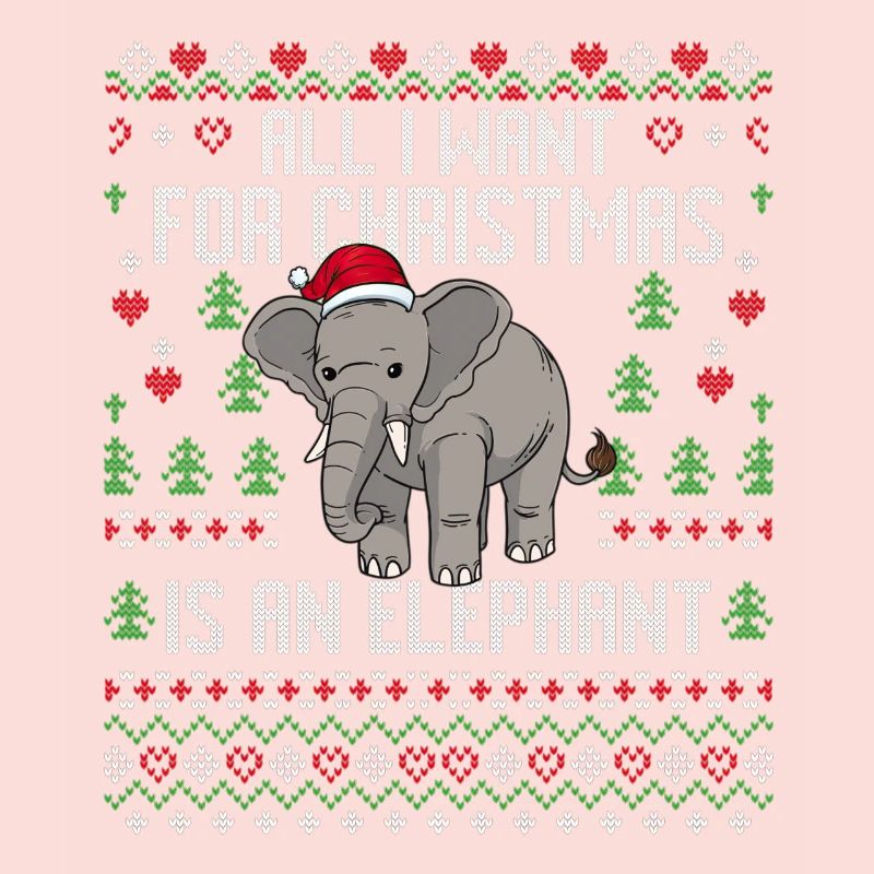 Weihnachten Elefanten Weihnachtspullover Elefant