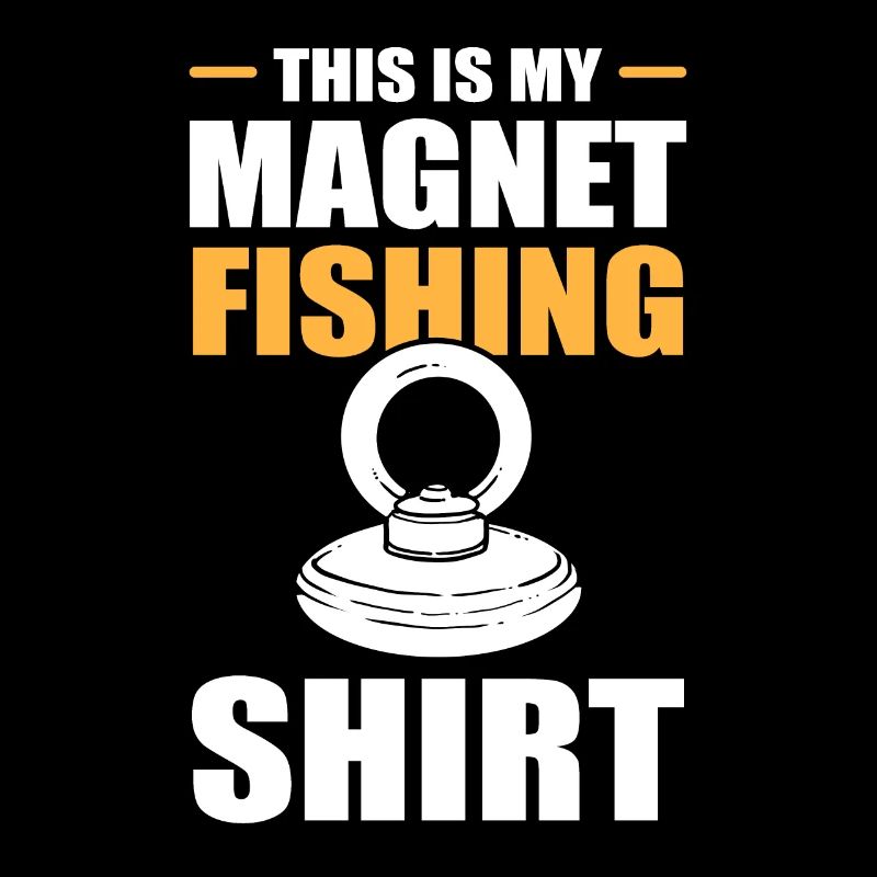 Ceci est mon aimant Chemise de pêche Magnet Fish