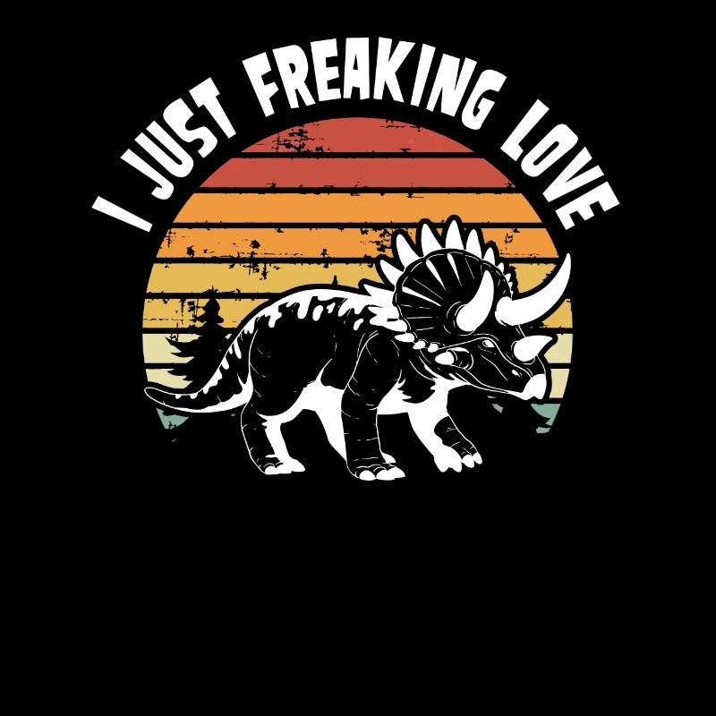 Ich Liebe Triceratops Einfach