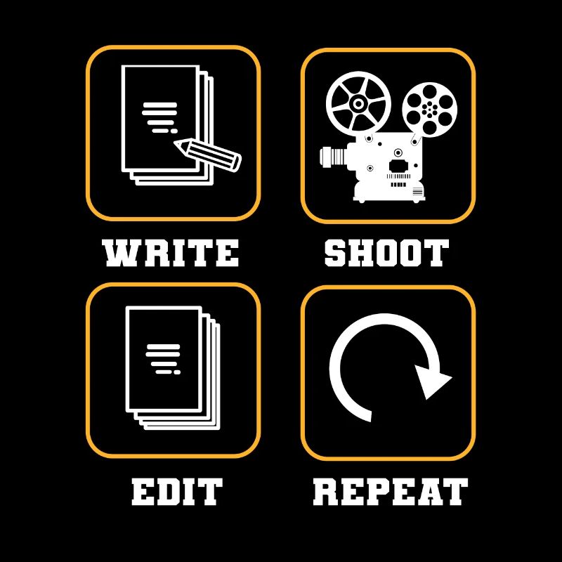 Write Shoot Edit Repeat Filmmaker Director