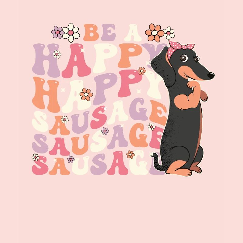 Sei eine glückliche Wursthundmutter