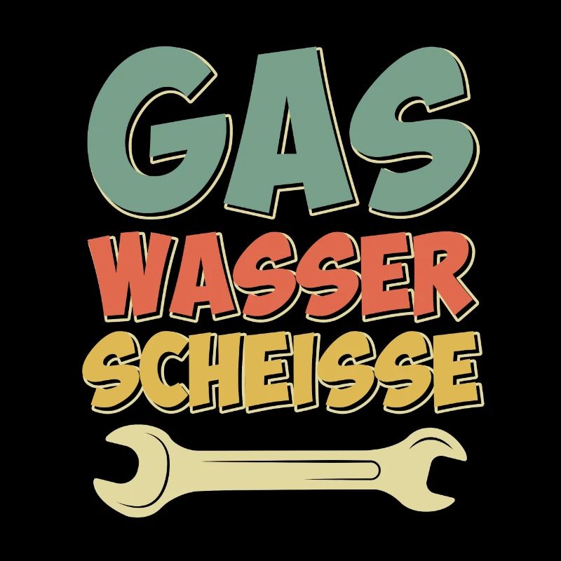 Gas Wasser Scheiße