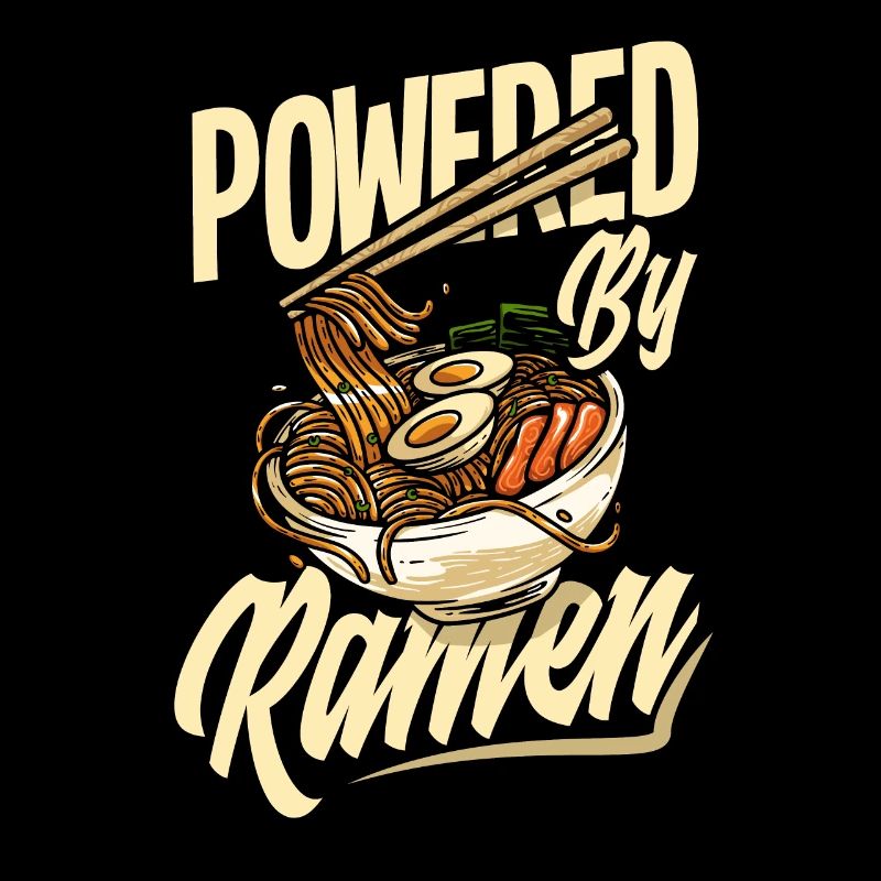Powered By Ramen Lustiges Ramen Geschenk