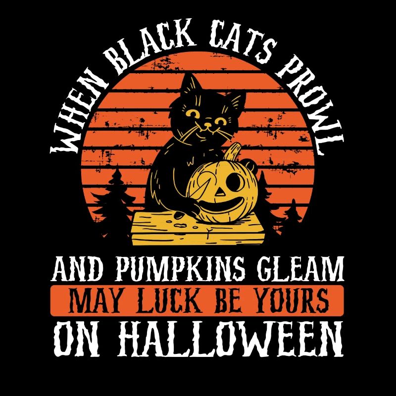 Wenn Schwarze Katzen Herumschleichen