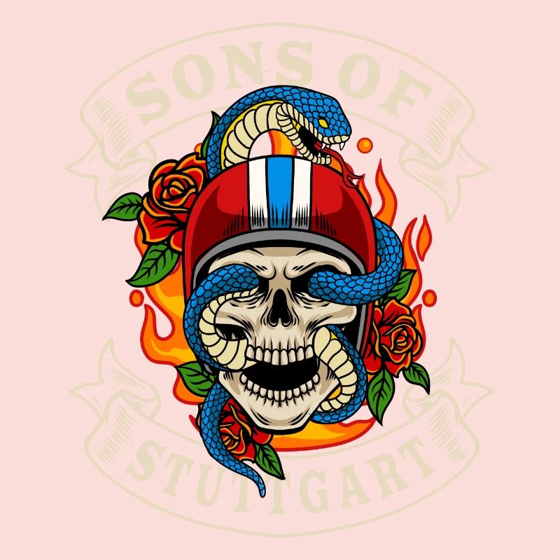 Stuttgart Biker Geschenk sons of Stuttgart