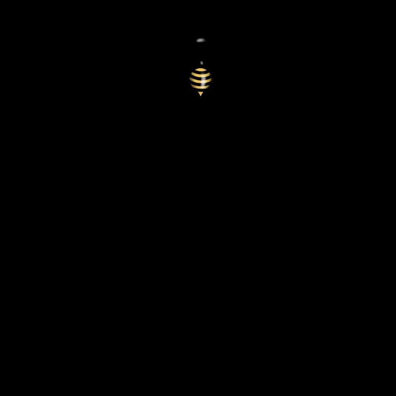 Abeille heureuse