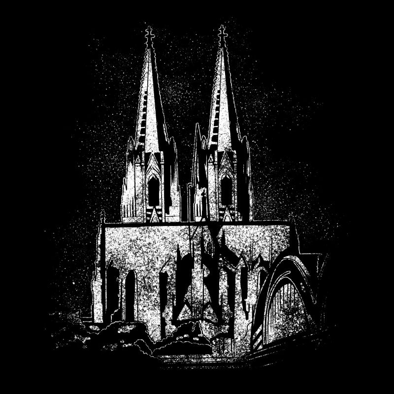 Silhouette Cologne Cathedral Cologne Kölle Kölsch Carnival