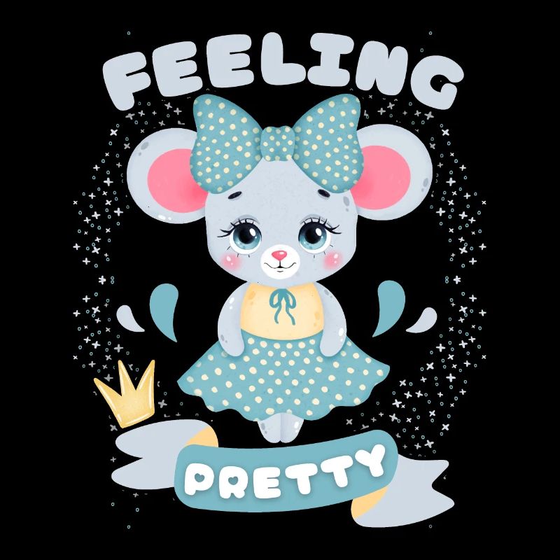 Cute mouse, mouse, kawaii mouse funny saying