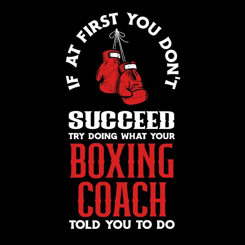 Lustiges Boxen Boxer Trainer Geschenk