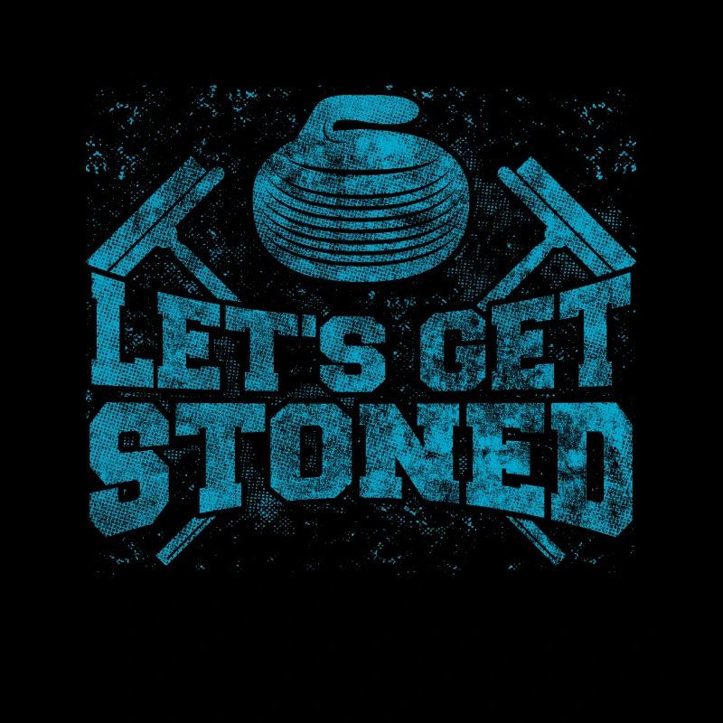 Cool Curling Plaque Lets get stoned for curlers