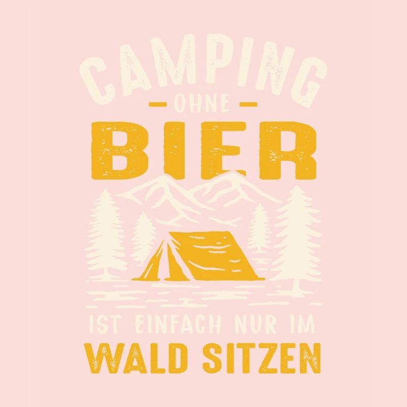 Camper sans bière, c’est juste s’asseoir dans la forêt