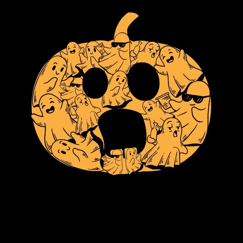Halloween Pumpkin Ghost I Halloween Ghost