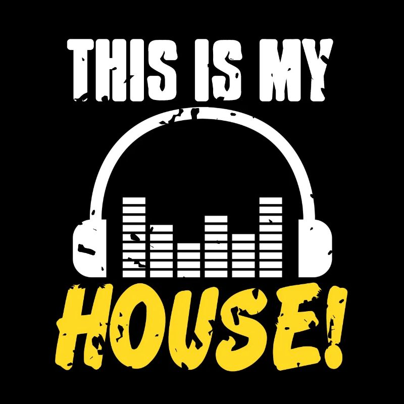 This Is My House! Cool Retro DJ Deejay Lover