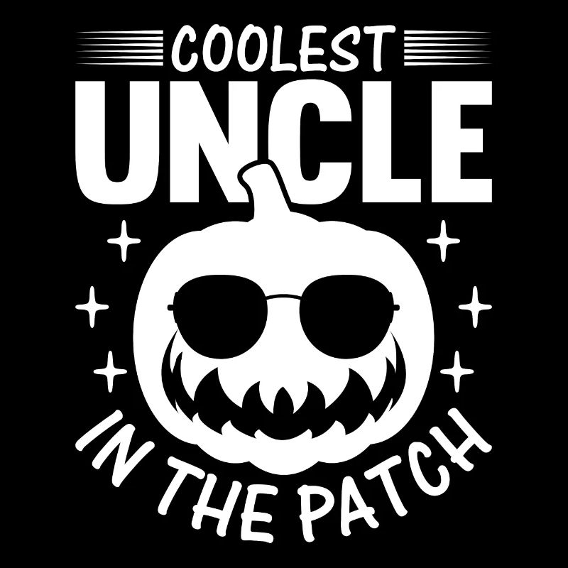 Halloween Coolest Uncle in the Patch I Uncle Pumpk
