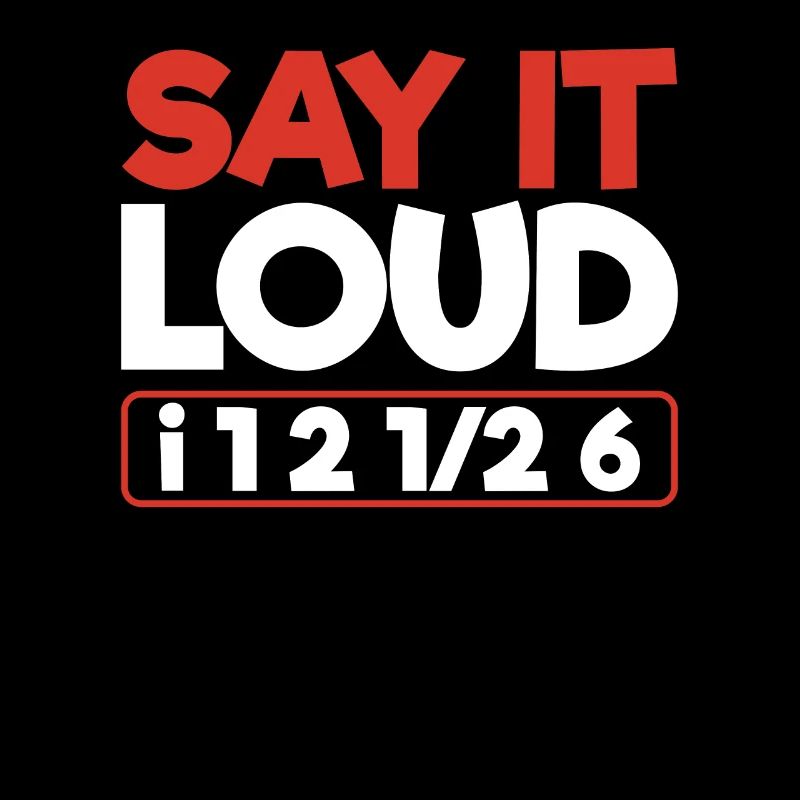Say it according to math