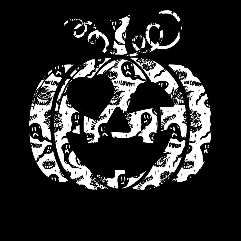 Halloween Pumpkin With Ghosts Pumpkins Funny Pumpk