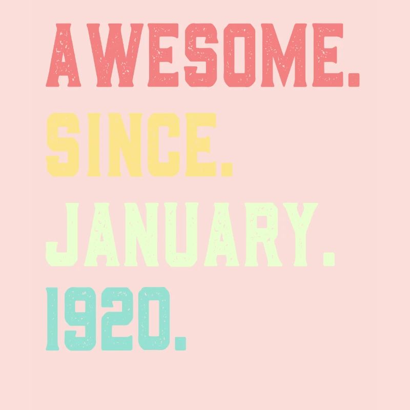 Awesome since January 1920