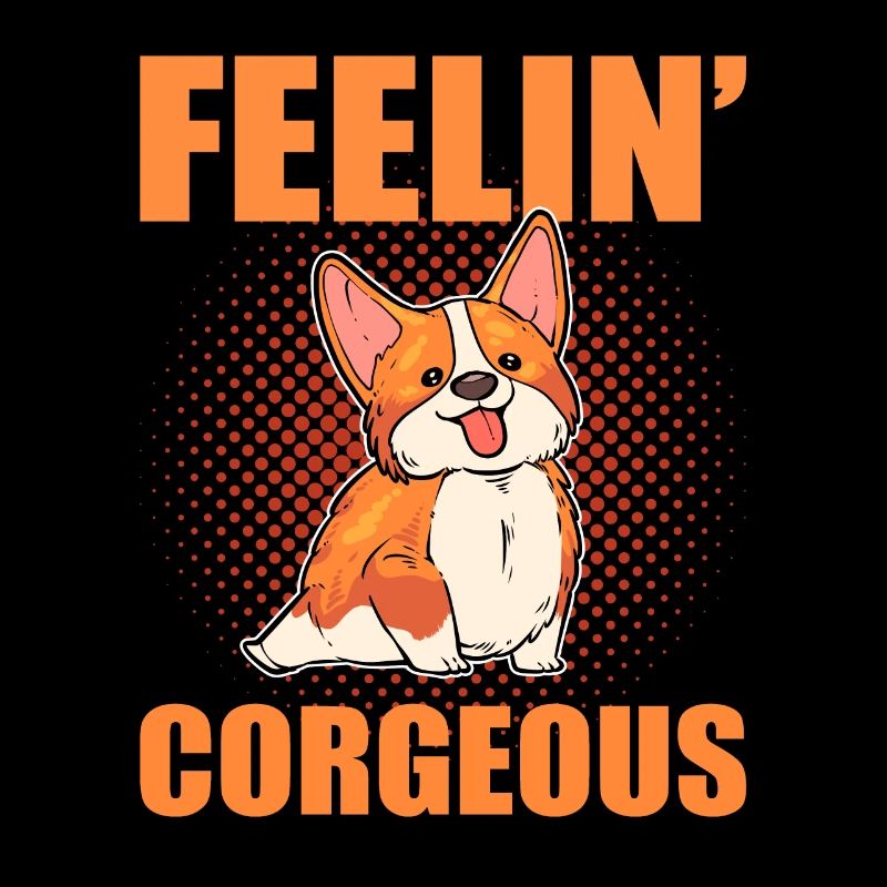 Feelin' Corgeous Welsh Corgi Chien