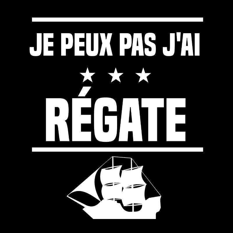 je peux pas j'ai régate humour bateau