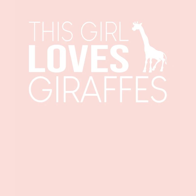 Mädchen Giraffe Spruch