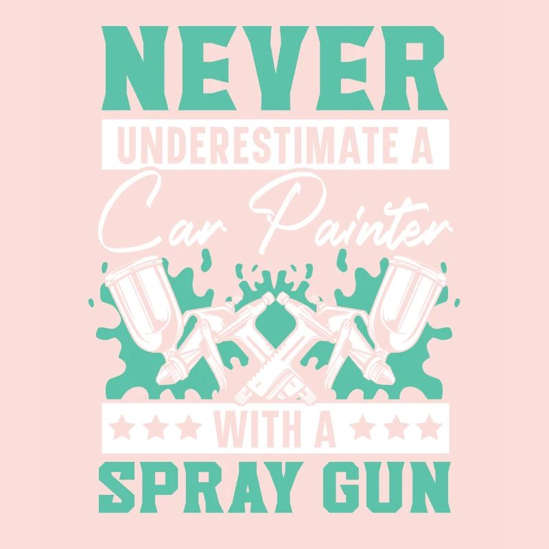 Never Underestimate A Car Painter With A Spray Gun