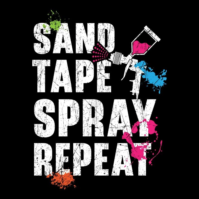 Ruban de sable Spray Repeat Car Auto Body Painter