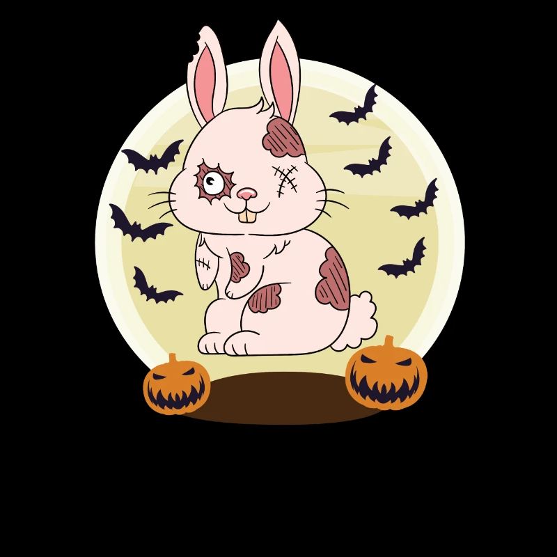 Halloween Zombie Animals Halloween Rabbit