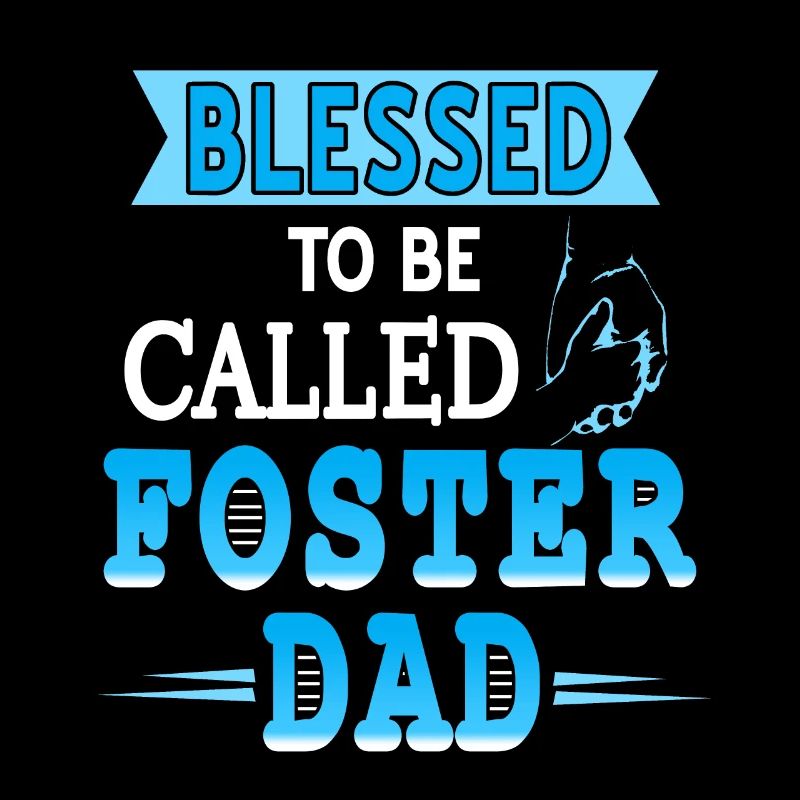 Blessed To Be Called Foster Dad Retro Awesome