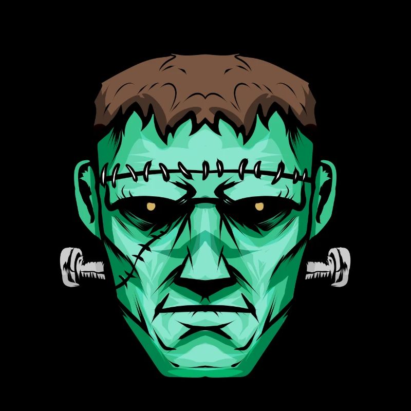Monstre vert Halloween