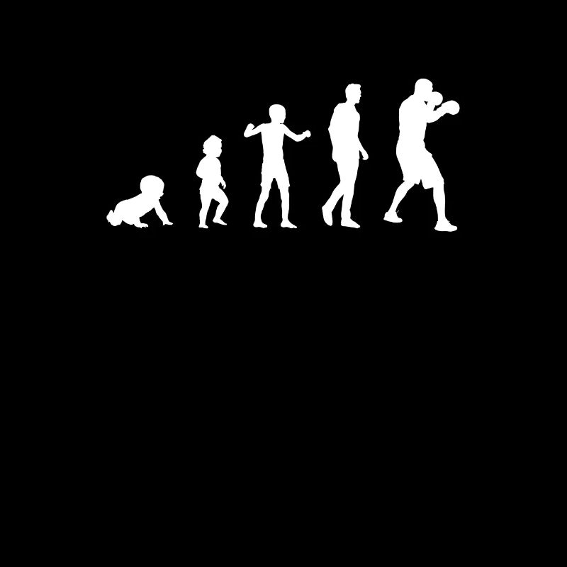 evolution boxing man humor boxer humorvoll