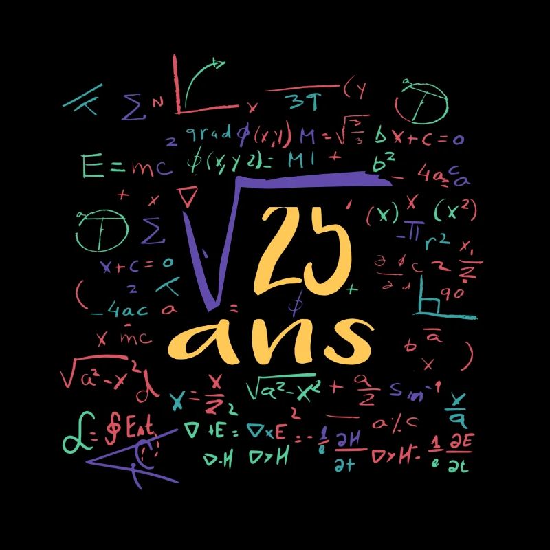 Square root 25 years
