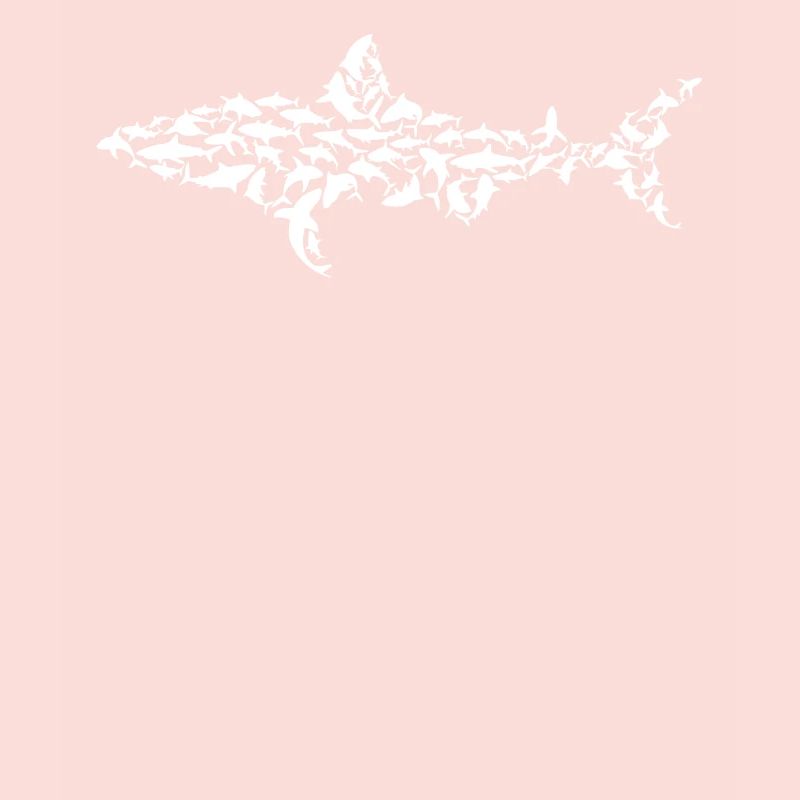 Grand poisson de requin blanc Silhouette Requin blanc