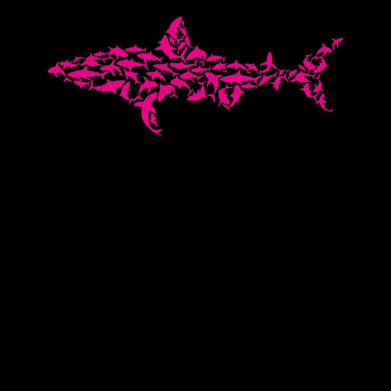 Grand Requin Blanc I Requin Silhouette Requin Poisson W
