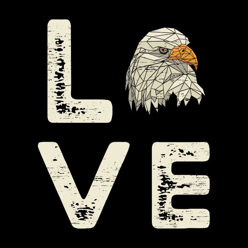 Love Eagle USA Unabhängigkeitsflagge 4. Juli
