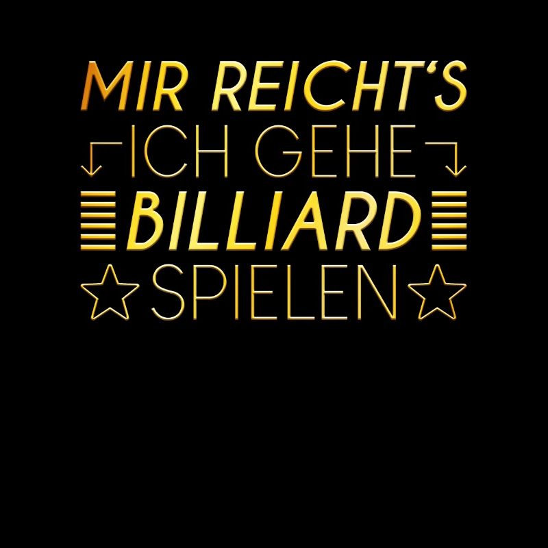 Billiard Spruch