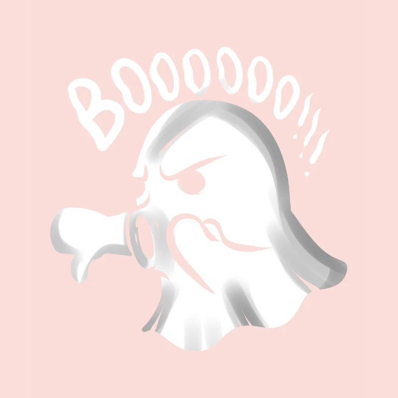 Boo Boooooo Thumps Down Says This Cute Ghost