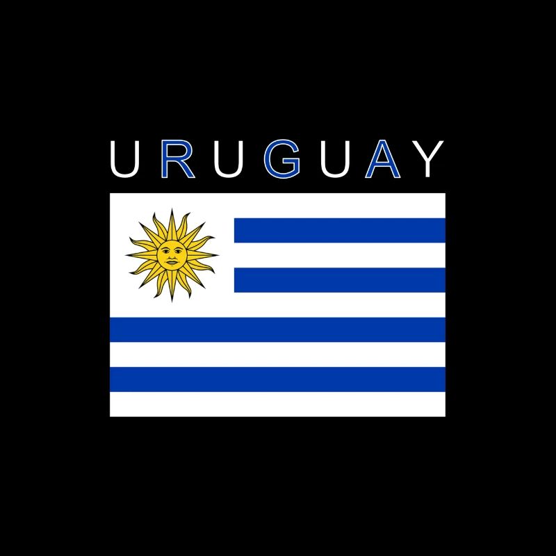 Uruguay Flagge Montevideo
