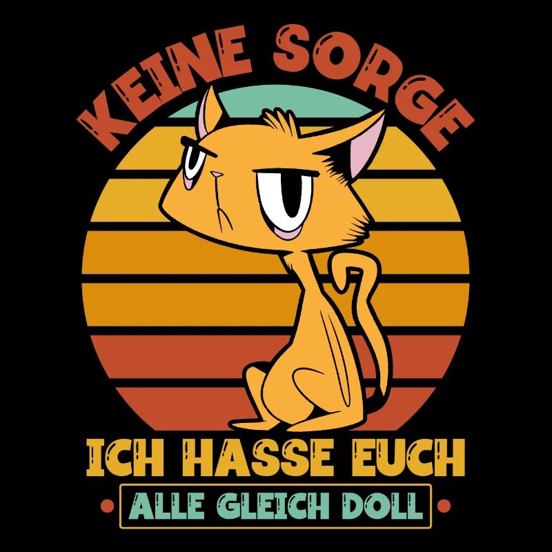 Katze Katzenliebhaber Sarkasmus