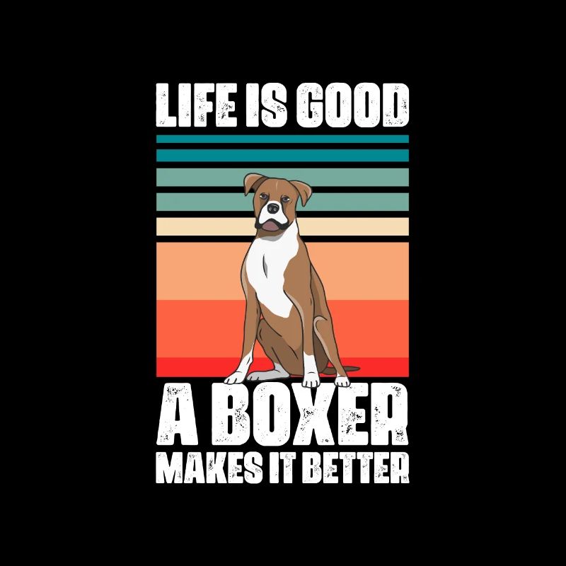 Boxer Hund Hunde Deutscher Boxer Geschenk