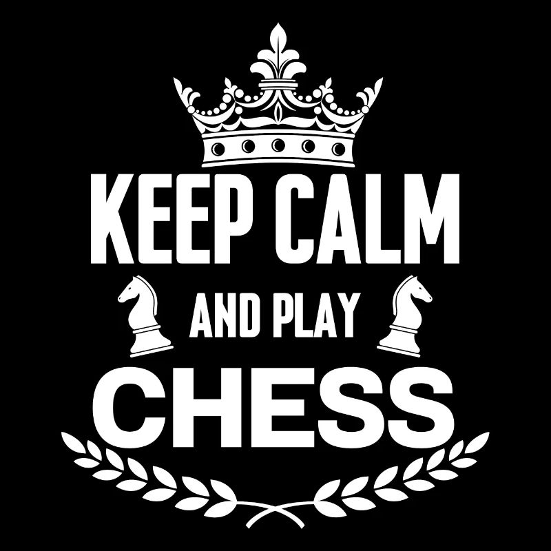 Keep calm and play chess tshirt