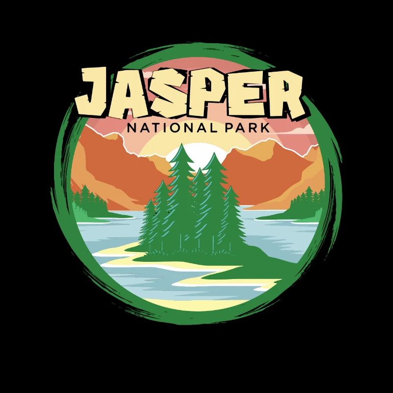 Jasper Canada Alberta Souvenir Campin